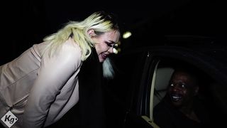 SEXY BLONDE HOOKER TAKES A BAREBACK BBC CREAMPIE