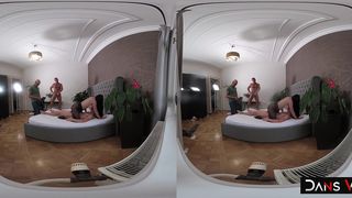 LADY GANG S DP IN VR, THE FASHIONISTA S COCK-DRENCHED THREESOME!