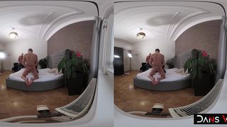 LADY GANG S GANGBANG BONANZA, THREE HUGE COCKS POUND HER IN VR!