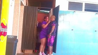 HOMEMADE VIDEO. MATURE FAT WOMAN FUCKING BEHIND THE NEIGHBORHOOD STORE WHEN SHE GOES GROCERY SHOPPING. THE BUSTY HOUSEWIFE IS AN EASY WHORE AND EVERYONE FUCKS HER. AMATEUR CHUBBY WOMAN!