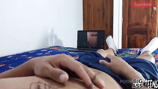 My pretty niece is bored and she comes to my room to keep me company. I can't resist looking at her ass and I start to touch her until she lets herself be fucked