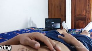 My pretty niece is bored and she comes to my room to keep me company. I can't resist looking at her ass and I start to touch her until she lets herself be fucked