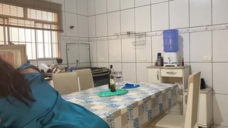 Mesmo cansado tive que comer gostoso essa gostosa