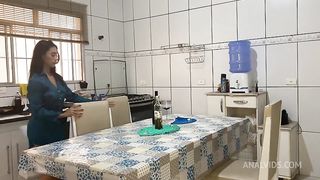 Mesmo cansado tive que comer gostoso essa gostosa