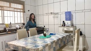 Mesmo cansado tive que comer gostoso essa gostosa