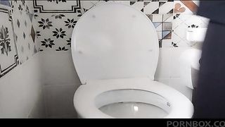 my soft chocolate on the wc