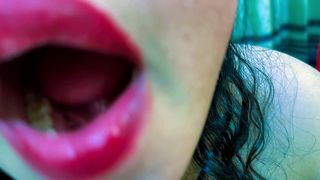 ARABIAN HOT CUTE 19+ GIRL WANT RANDOM COCK SHE WANT SUCK BECAUSE SHE IS ALONE - SEXY BIG RED LIPS