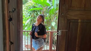 DADDY S BABYSITTER IS AT HOME, CAN YOU HELP ME EXPERIENCE SOMETHING?