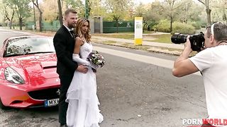 Almost Married Veronica Leal Cheats At The Alter Before Taking A DP Slamming GP2563