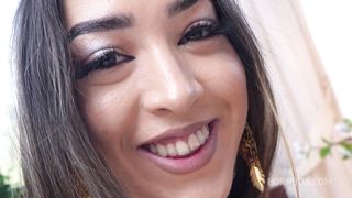 COLOMBIAN BITCH MELANIA DARK SUBMISSIVELY TAKES A BIG COCK IN HER TIGHT ASS WHILE DRINKING A POWERFUL STREAM OF PISS EKS553