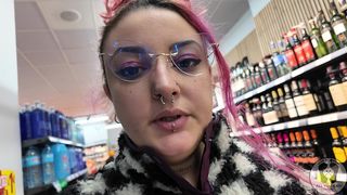REBECA ADDAMS BURPING AT THE SUPERMARKET FOR SHOOPING