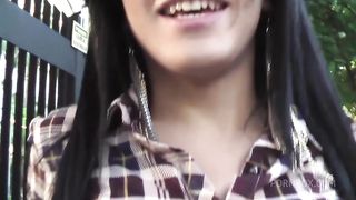 Beauty Shemale let us see her Miki Mouse costume, Trans Masturbating