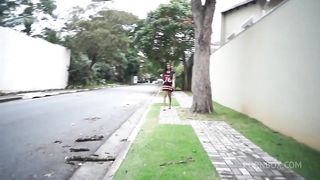 Dark beauty skin Kealy breaking her ass with finger and masturbating deeply