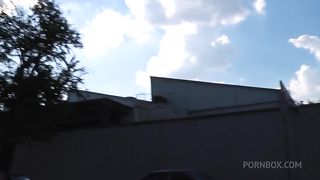 Walkiria starts to masturbate with her big tits and looking slutty face on my living room