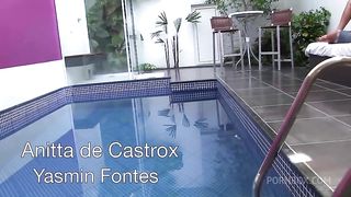 Ass Fingering, horny blowjobs and deep ass breaks to a mega dicks, enjoy shemale threesome