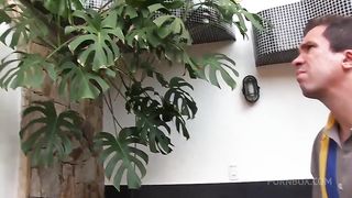 Tree people in the pool and so much desire of fuck each other, Dirty Threesome