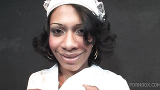 nurse cosplay makes every time people horny, and with this beauty black trans is difficult to resist.