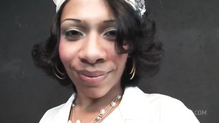 nurse cosplay makes every time people horny, and with this beauty black trans is difficult to resist.