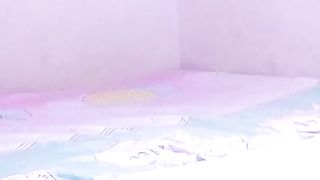 BBW masturbate dildo with anal plug