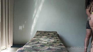 levando pica na sauna