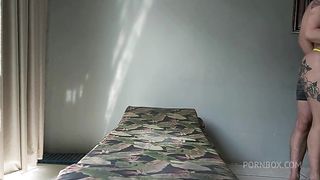 levando pica na sauna