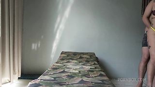 levando pica na sauna