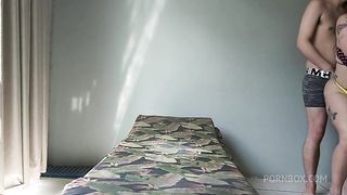 levando pica na sauna