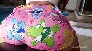 Little girl with huge ass has her game interrupted for a beautiful anal lysing