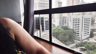 Fucking auntie in the window