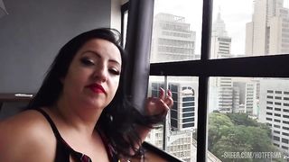 Fucking auntie in the window