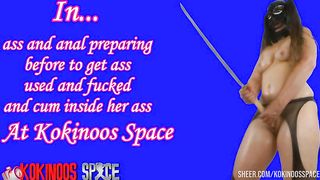 ANAL FUCKING DAY FOR MASKED TINA AT KOKINOOS SPACE