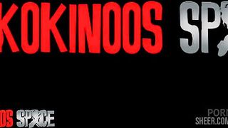 MASKED TINA IS FUCKING BLACK DICK AT KOKINOOS SPACE