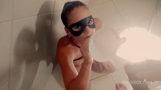 drinking pee of funnel , ass to mouth, throat fucking, shower....