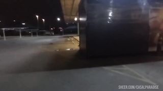 Transando com o faxineiro do mercado