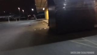 Transando com o faxineiro do mercado