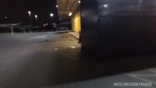 Transando com o faxineiro do mercado