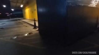 Transando com o faxineiro do mercado