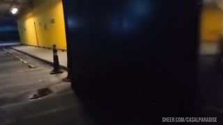 Transando com o faxineiro do mercado