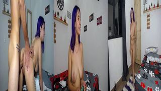 LA FAMOSA OTAKU ESTA HERMOSA INFLUENCER HACIENDO LIVE TERMINO CON SEMEN EN LA CARA