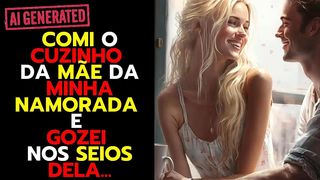 MINHA NAMORADA NAO ESTAVA EM CASA, ACABEI PAPANDO A MAE DELA...