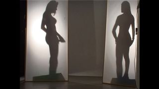 Cover in the shadow two trans meet each other and start to have sex