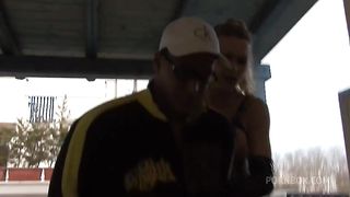 Fantastic black girl police officer and sexy trans prostitute arresting this black guy