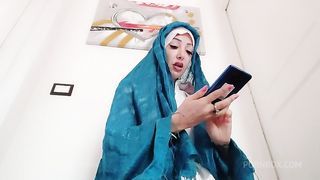 Italian blapshemous imprecation and dirty pray with Chantal