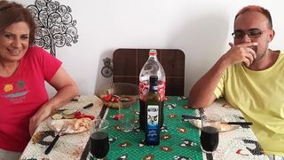 THE SLUT WANTED TO HAVE IT IN HER ASS AND PUSSY AND ENDED UP GETTING A BEATING FROM A DICK!