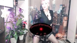 Hard fucking with a lustful mature bitch in private chats!