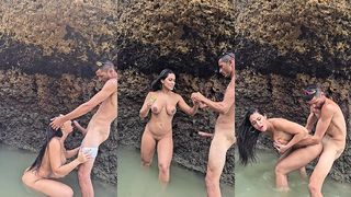 TRANSEI COM A GOSTOSA NA PRAIA