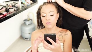 Behind the Scene from Polly Petrova & Ariella Ferraz assfucked 5 on 2 with DP and DAP And Brazilian sluts Kira Sex and Cris Bathory fisting each other's ass before hot 5 on 2 with DP and DAP