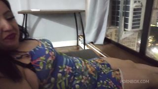 Hottie fucks in front of the window for everyone to see
