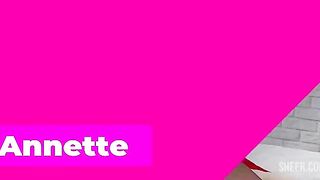 FEMINIZATION. SISSIFICATION. THE BLONDE CROSSDRESSER GAVE HIS BODY TO THE MISTRESS.