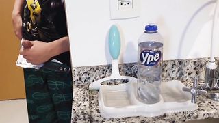 Patrao espionou na cozinha .nao teve jeito